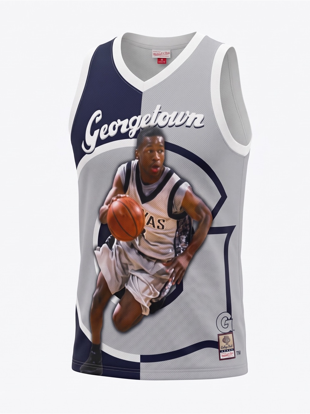 Mitchell & Ness Allen Iverson Georgetown Hoyas Sublimated Tank 2XL NWT